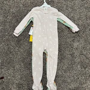 2 Pack Gerber Footed Onesies